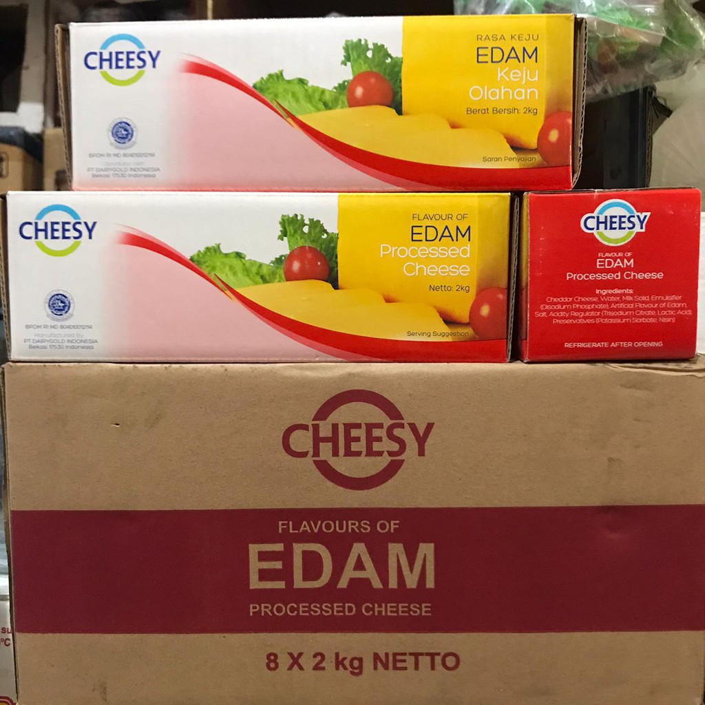 

Keju Cheesy Edam - Cheesy 2kg