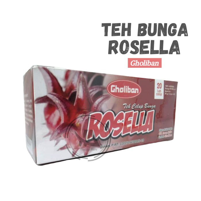 

Teh Bunga Rosella (Gholiban) / Teh Celup Herbal Bunga Rosella isi 20 #YA91