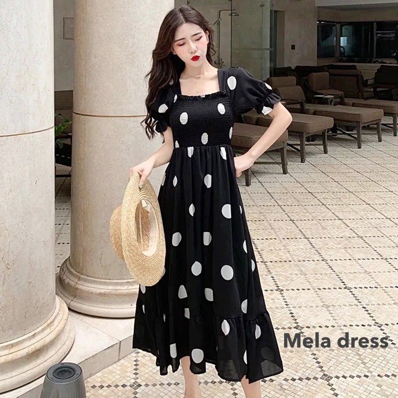 Mela polka dress -Thejanclothes