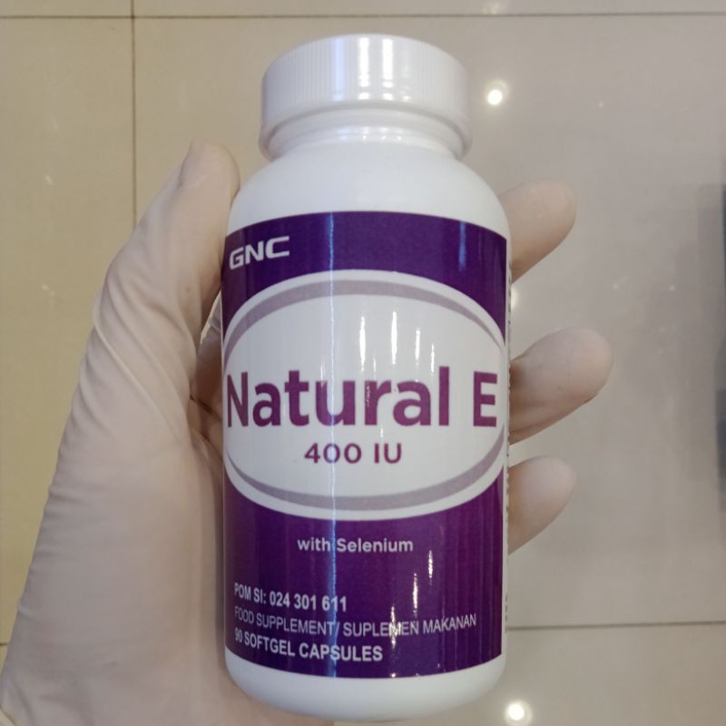 vitamin E GNC 180 soft gel