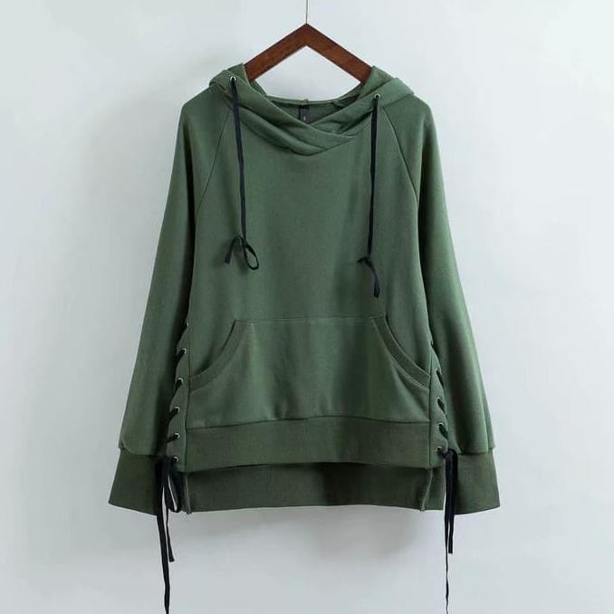 Baju Sweater Wanita Green Autumn (L) Import Original Deevagrosir.Olshop