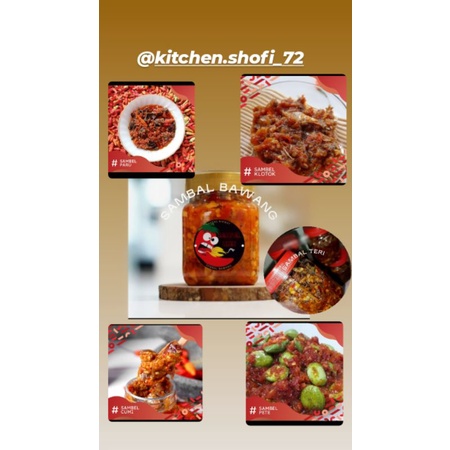 

aneka Sambel kitchen Shofi