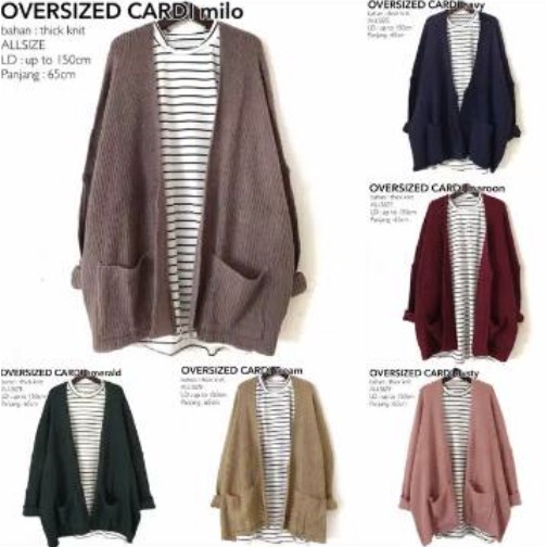 GFS RJT LAVELLA OVERSIZE KNIT OUTER RAJUT