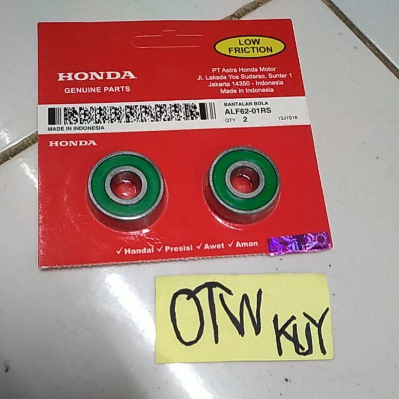 bearing RS Honda laher roda depan Supra supra x 125 karisma blade Revo Grand Legenda 2 PCS