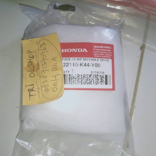 ori rumah roller beat fi ESP eco pop street scoopy f1 vario 110 ESP kode K44 roler loler loller