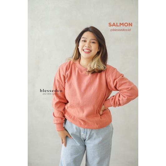 Basic Sweater Salmon