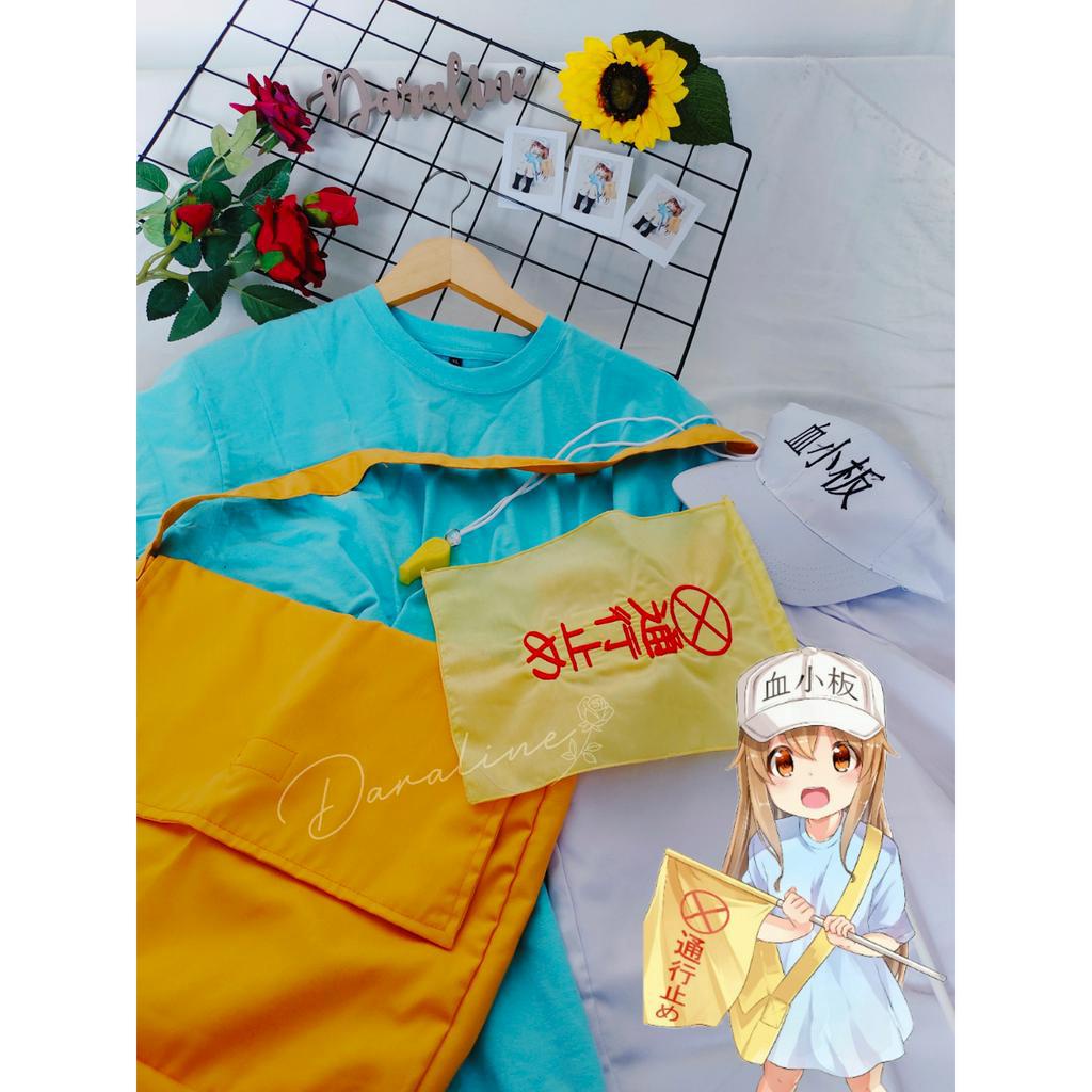 Kostum Cosplay Hataraku Saibou Platelet Trombosit Chan by KimoChuu