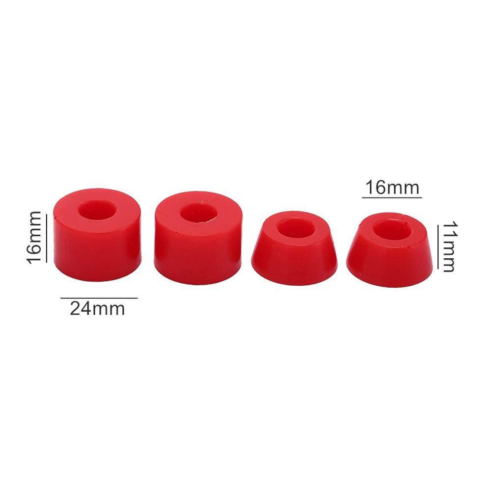 Bantalan Bushing Pengganti Bentuk Silinder Bahan PU Shockproof Untuk Roda Skateboard