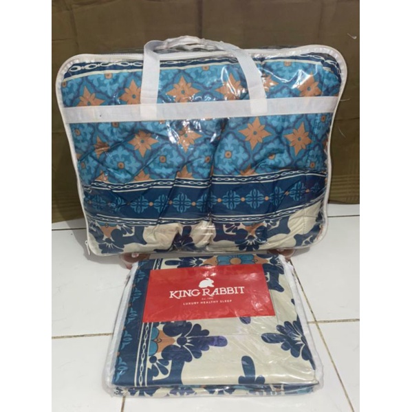 Saleeee King Rabbit Bedset (Bed Cover+sprei) single ORIGINAL