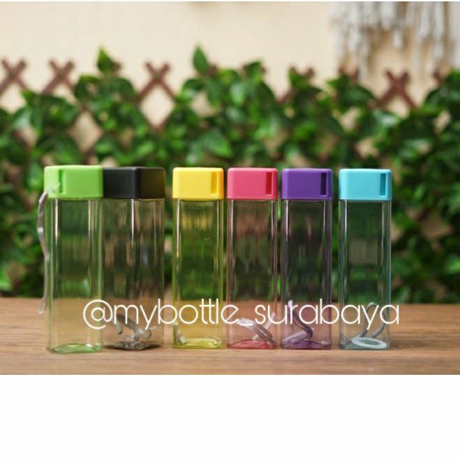 my bottle kotak polos,botol kotak polos,my bottle persegi polos,botol persegi polos