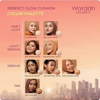 AURA - Wardah Reffil Colorfit Perfect Glow Cushion / ISI ULANG CUSHION