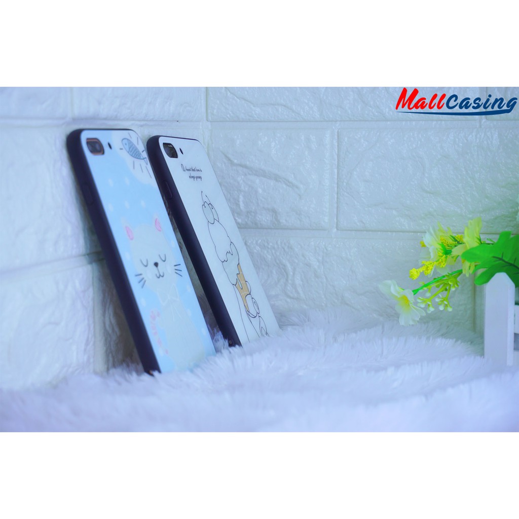 MallCasing - Oppo Realme X Ultra Violet Glass Case Glow In The Dark