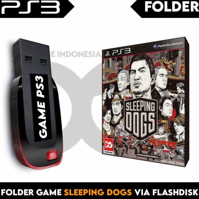 BISA COD Game PS3 Sleeping Dogs via Flashdisk - Folder Game
