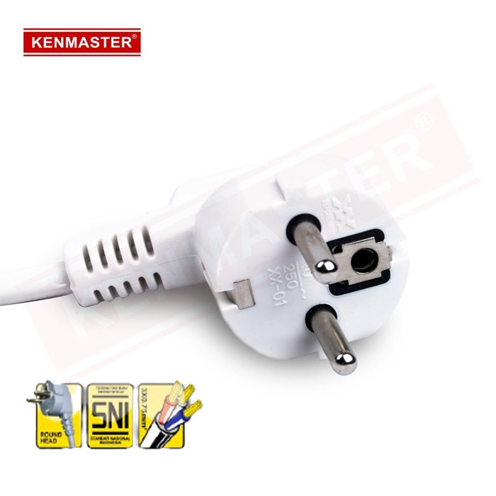 Stop Kontak 5 Lubang 1,5m / Kenmaster Terminal Colokan Listrik 5 Socket f1-5