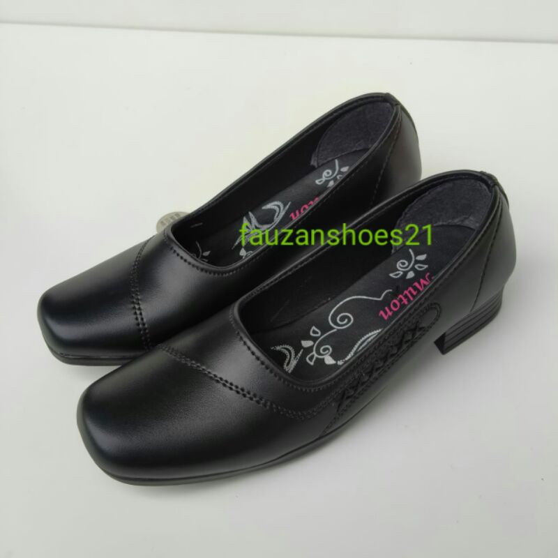 SEPATU PANTOFEL WANITA WEDGES formal  Milton DR 303/302