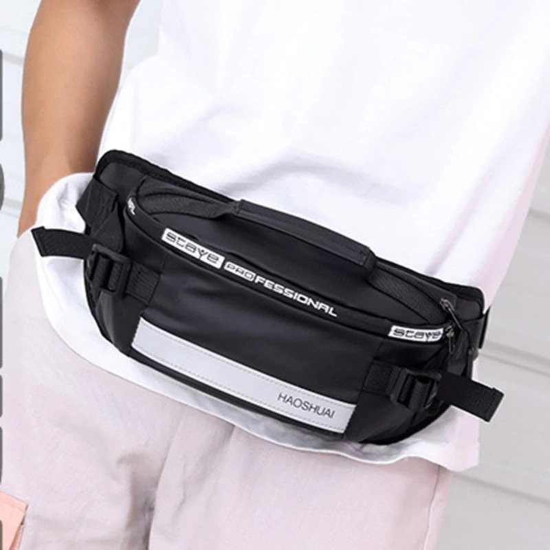 Waistbag HSHAI Waterproof Tas Slempang Pria Wanita Anti Air Import