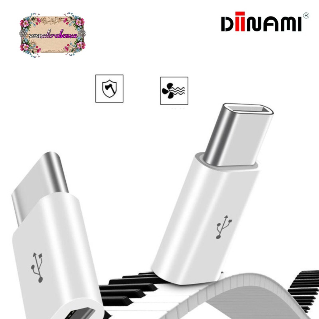 BM090 Sambungan DIINAMI Adapter converter charger Samsung iPhone tipeC/Micro ketipe C /iPhone/micro SB1268