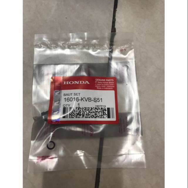 Baut setelan angin gas injeksi screm set beat 16016 KVB S51