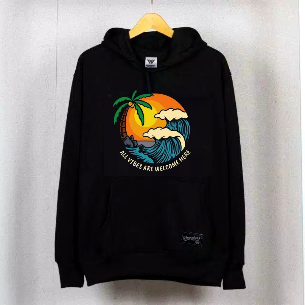 Sweater Hoodie Surfing Jaket Pria Unisex Jaket Pantai Sweater Vespa