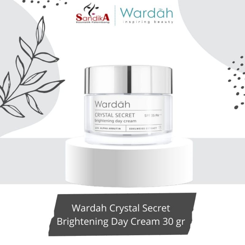 Wardah Crystal Secret Day Cream 30g (100% Original)