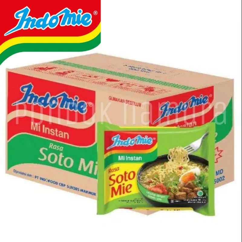 

Indomie Soto 70 gr isi 10, 20, 30 dan 40 pcs