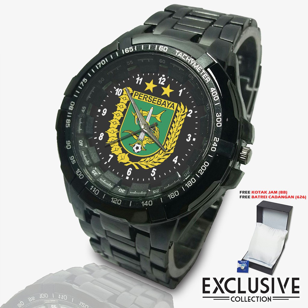 Jam Tangan  PERSEBAYA MOTIF 5 Bagus