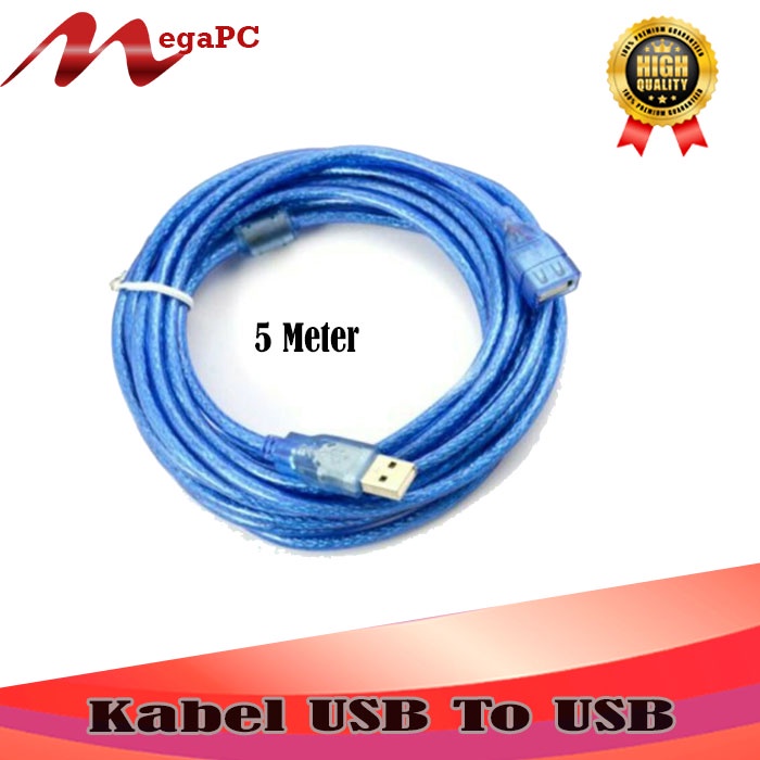 Kabel Extension USB Male To USB Female Panjang 5 Meter