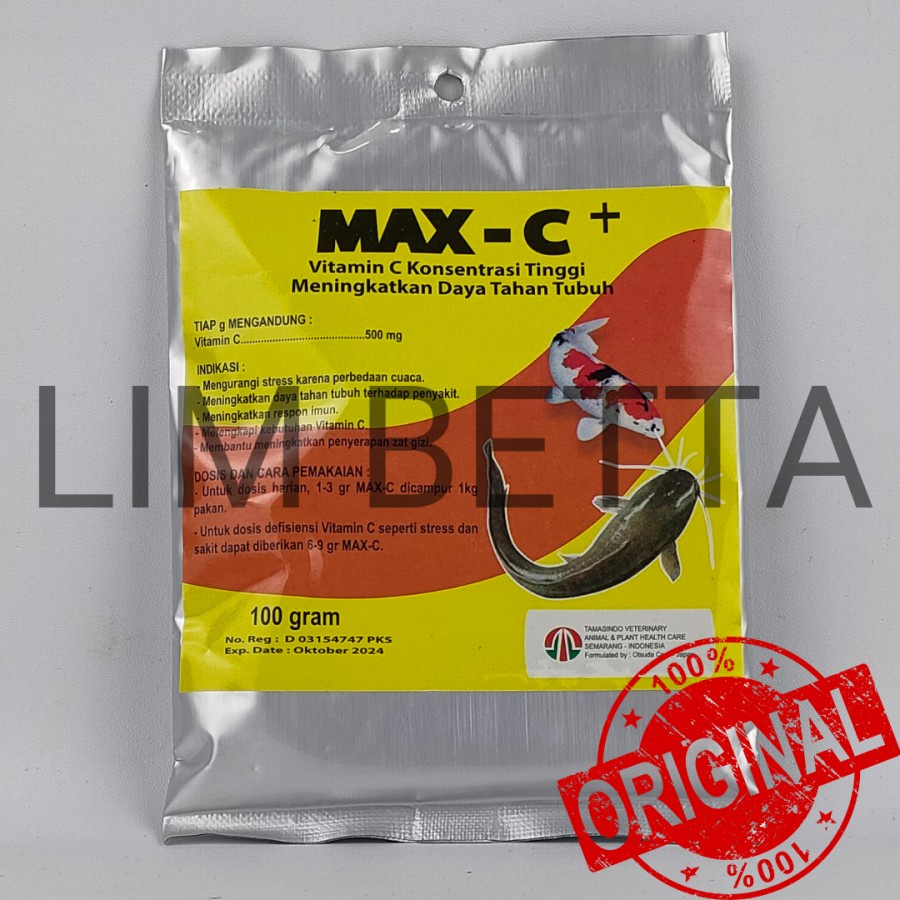 MAX C+ / VITAMIN C IKAN DOSIS TINGGI