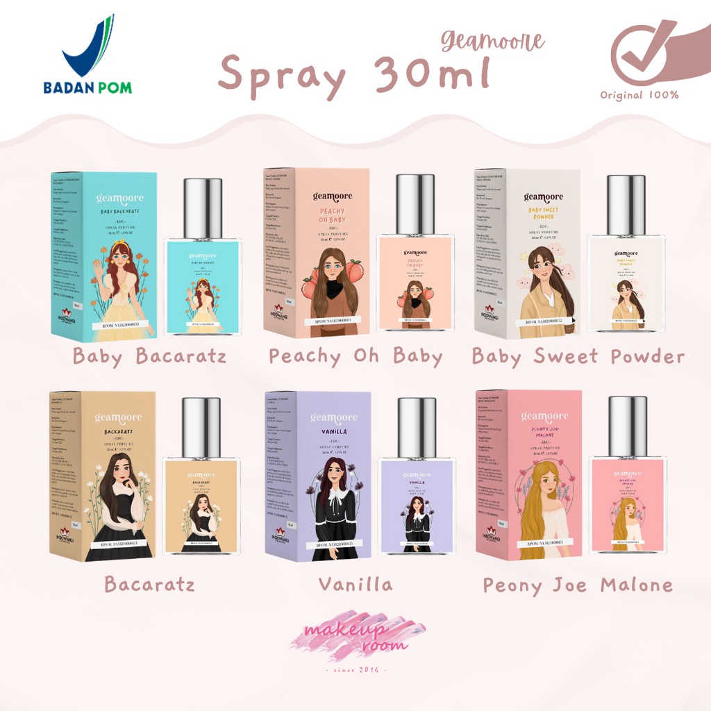 Geamoore Inspired Parfume Original 100% 30ml (Minyak wangi wanita/ Parfume branded/ Bibit parume)