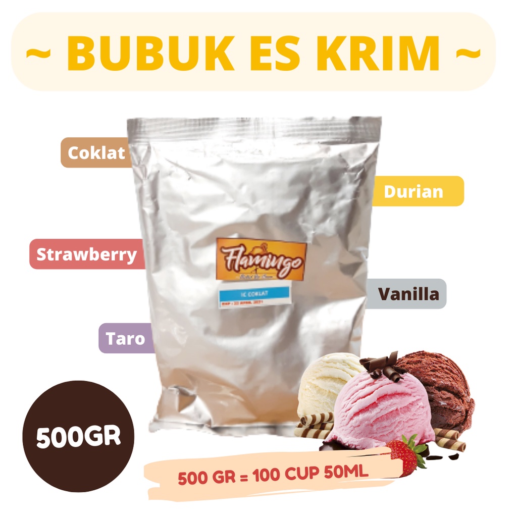 

es krim bahan cream ice cream es cream powder 500gr
