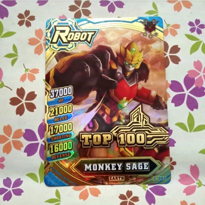 monkey sage gold event top 100 E-094 hero of robots
