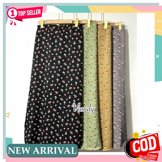 Rok Wanita Terbaru Wisuda Midi Panjang Awet Tebel I7B5 Span Terkini Rempel Bunga Kotak Murah Lebar G