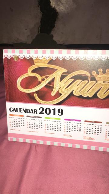 Wooden Projects Kalender Meja Tahun 2019 Request Foto Keluarga Kantor Shabbychic