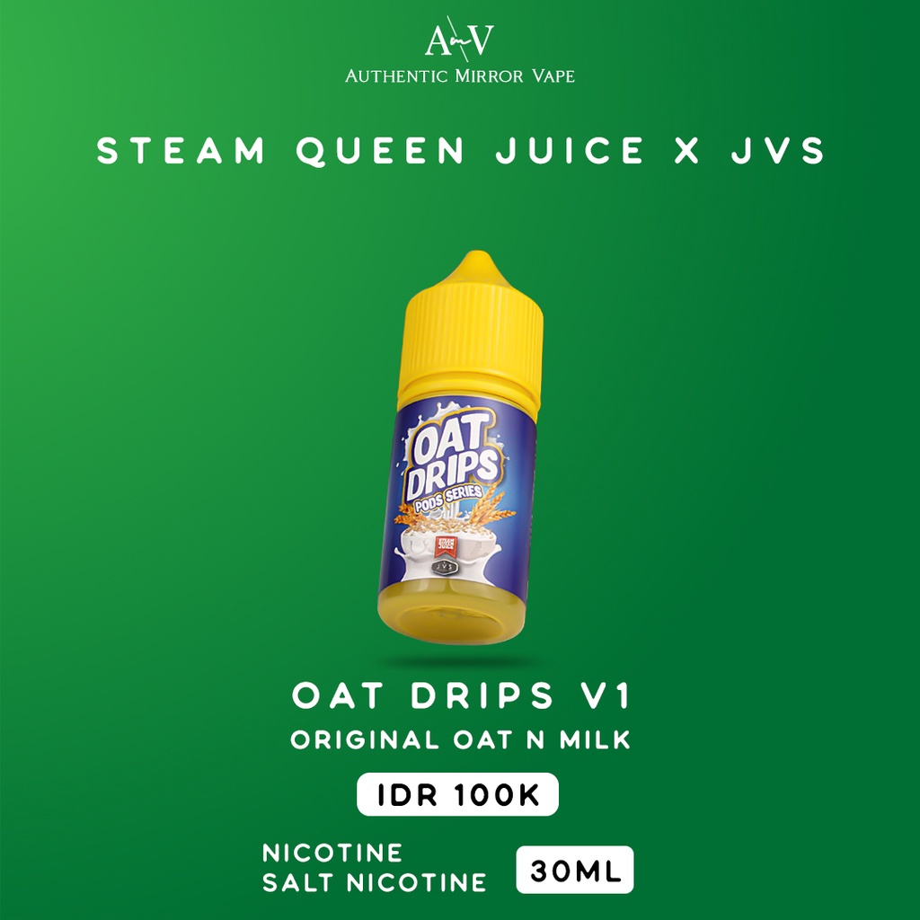 Jual Oat Drips Salt Nic 30ml Authentic By Steam Queen Juice X JVS LS Shopee Indonesia