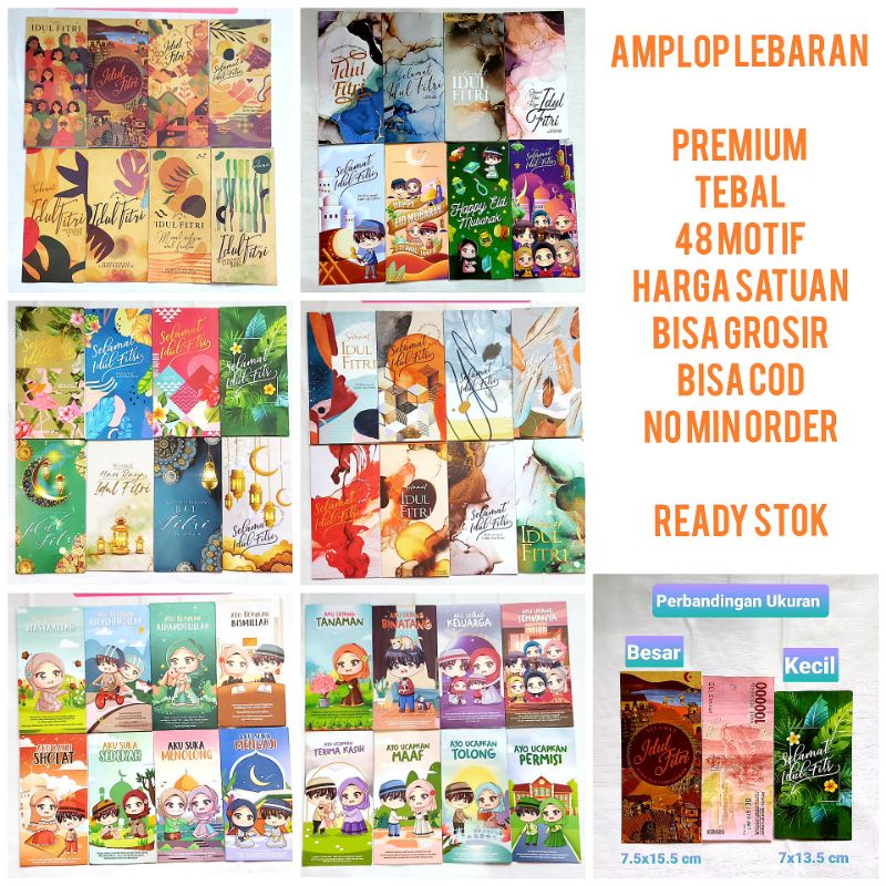 

Amplop lebaran premium tebal harga 1 lembar (ECER, COD)