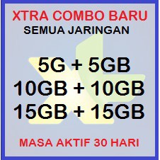 XL NEW Xtra Combo Biasa + VIP