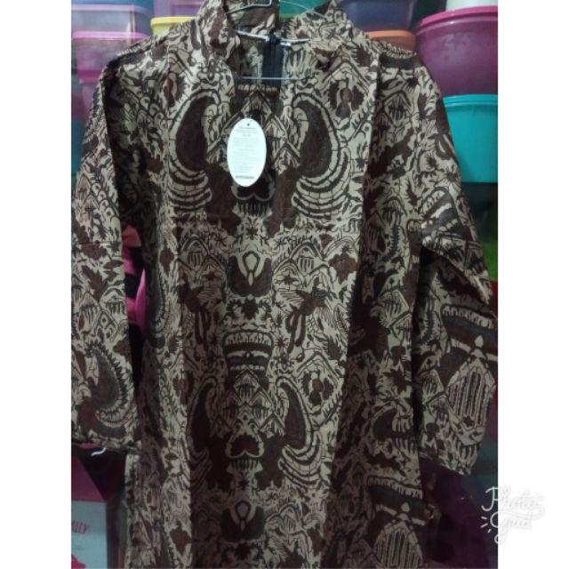 Batik Tunik Sogan Serut Rismaya Apsari Dress // Tunik Sogan Serut