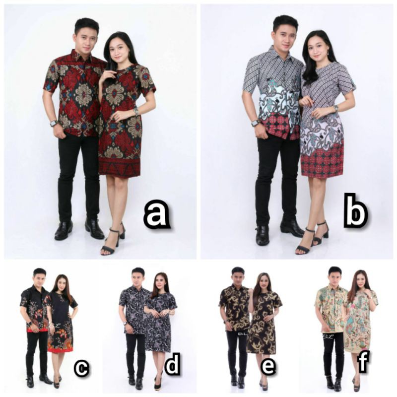 Rama Shinta Couple - Melani Set Couple Lilit Rovella Batik Couple Modern