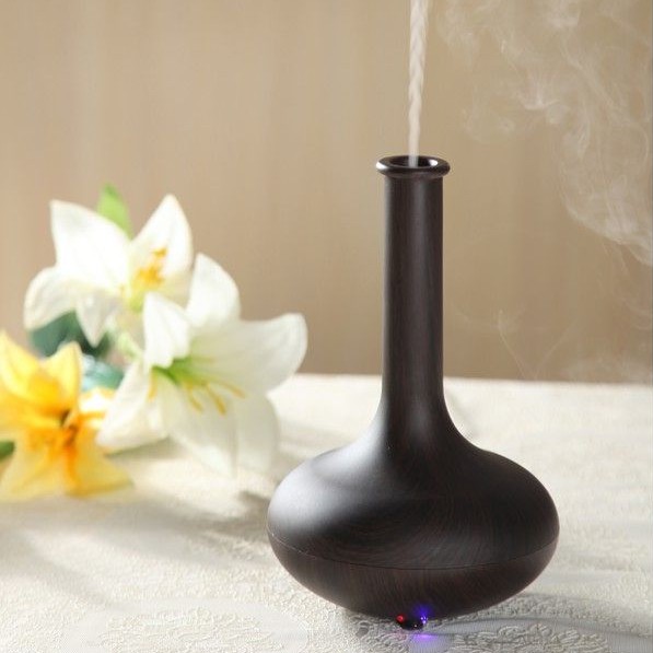 Wooden Vase Diffuser Aroma Theraphy Dark Wood And Light Wood | Diffuser | Pengharum Ruangan