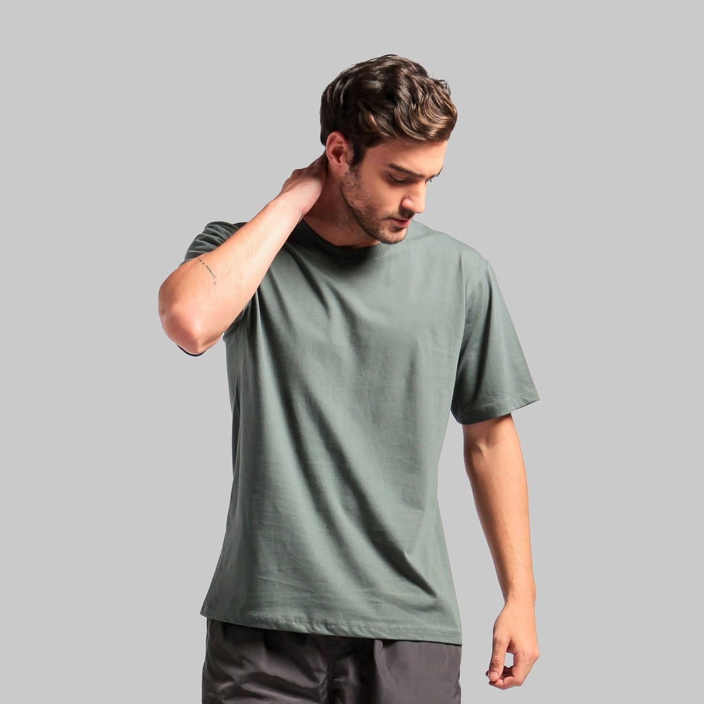 Seka Basics - Kaos Polos Stone Grey 30s