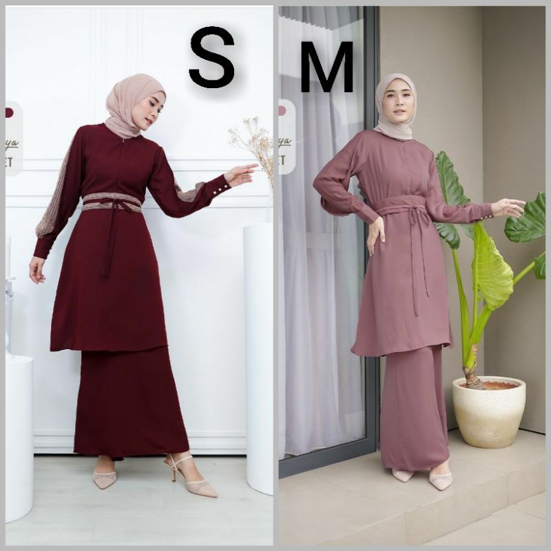 Annasya kurung set by gamaleea ghaisanihijab
