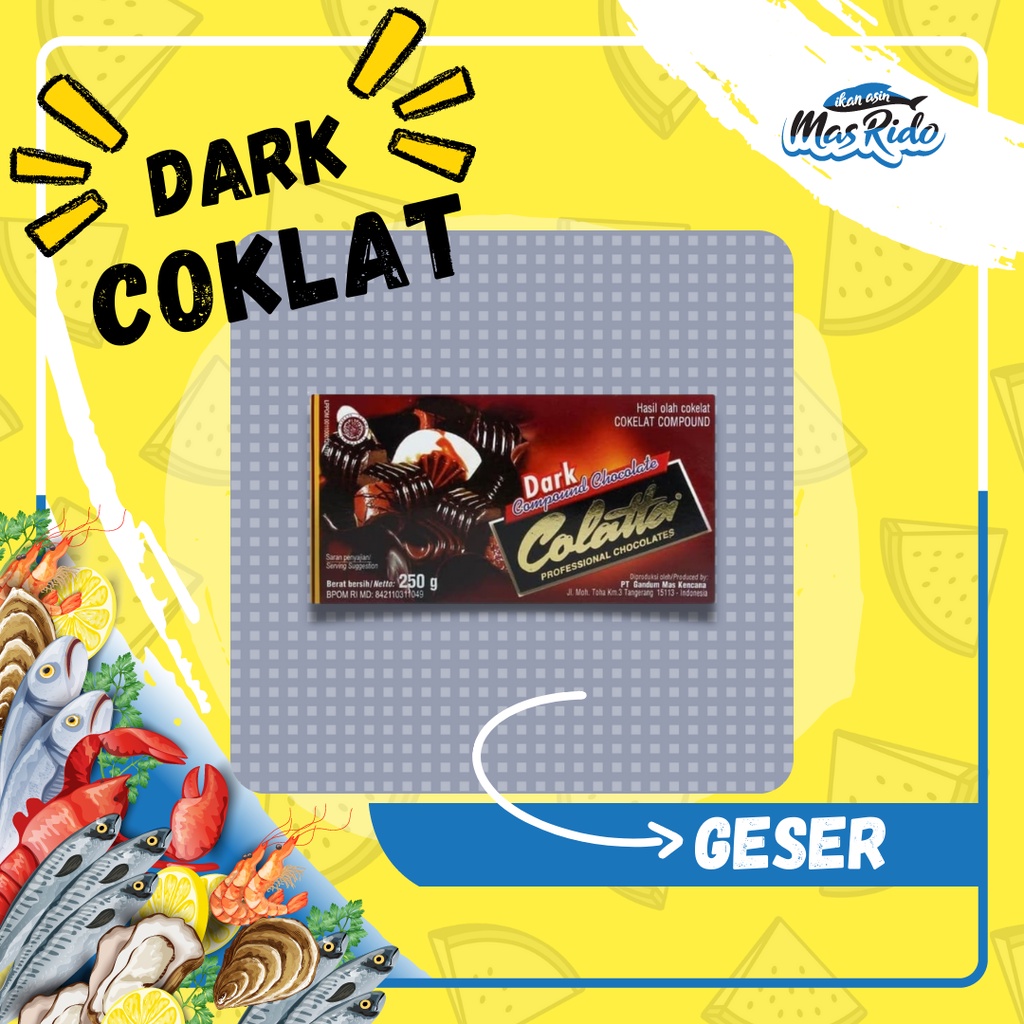 

Colatta Dark Compound 250Gram Coklat Hitam Compound Collata Termurah