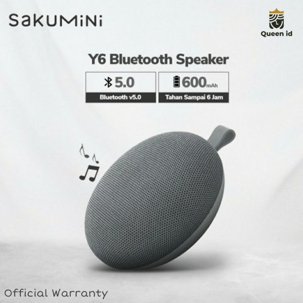 solusi SAKUMiNi Y6 Bluetooth speaker By KIIP - Wireless Speaker Bluetooth Round Loud Sound Diskon