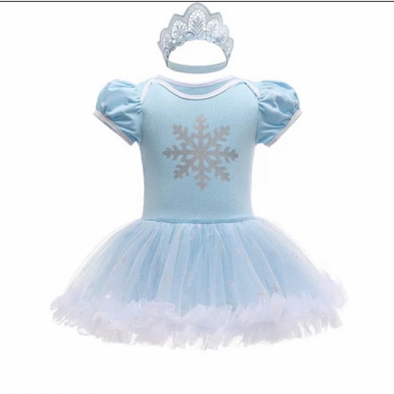 dress baby newborn / kostum jumper baby newborn frozen elsa / costume jumper baby
