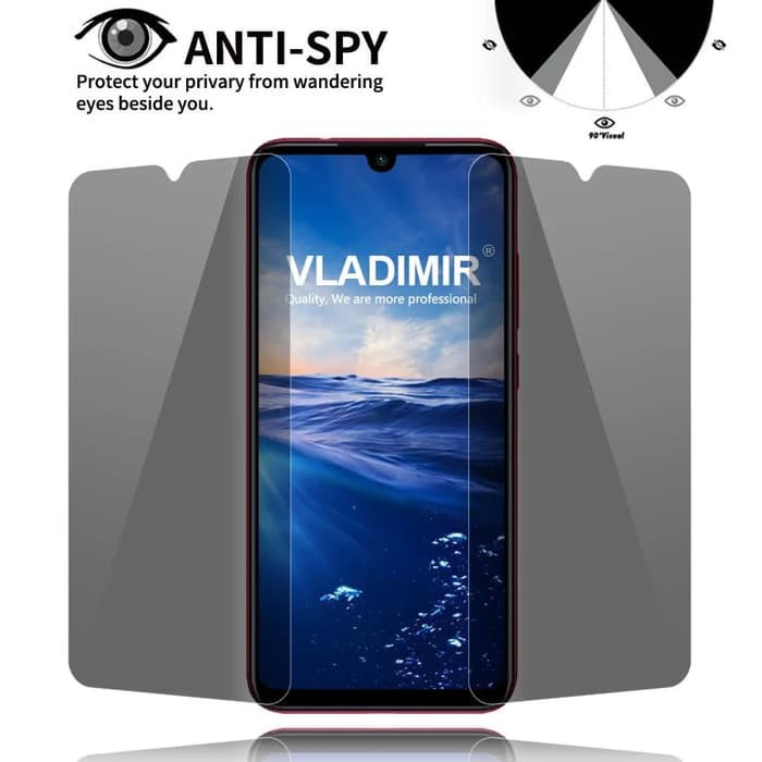 TEMPERED GLASS ANTI SPY NOKIA 2.2 - ANTI GORES KACA PRIVASI