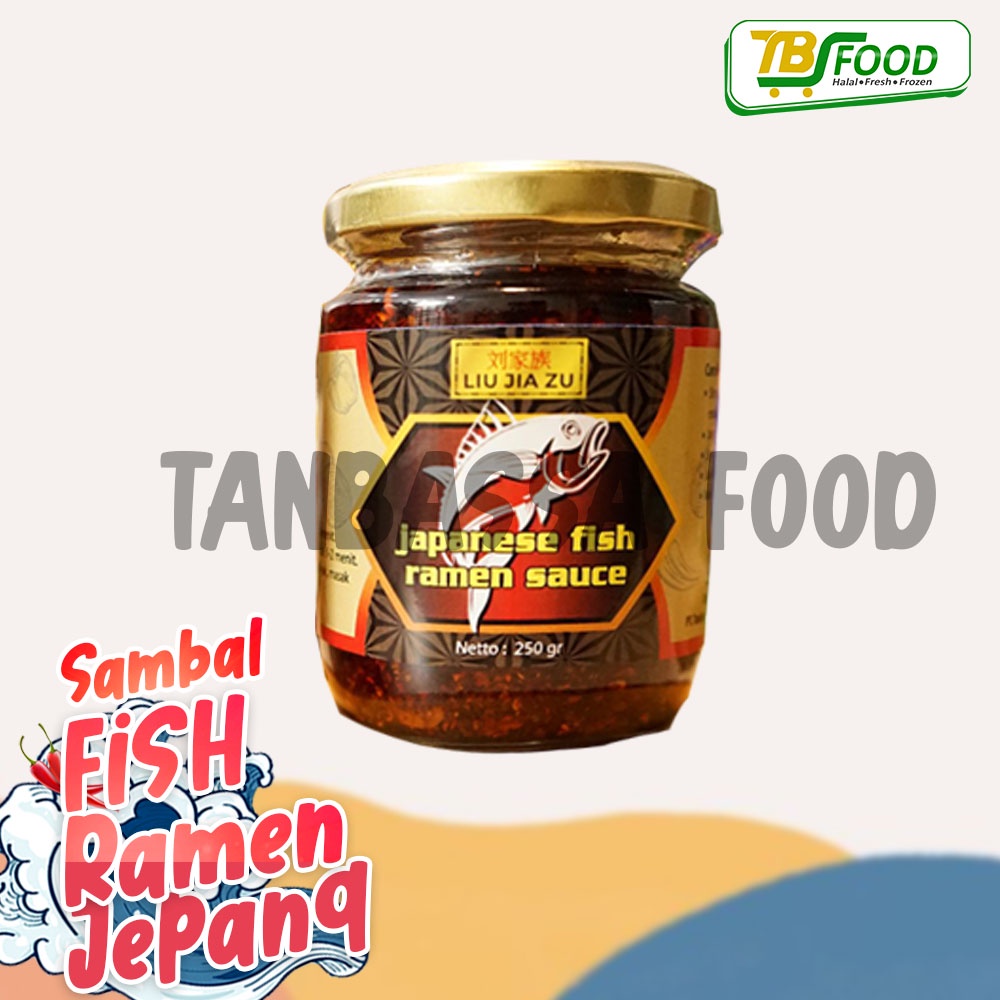 Sambel Fish Japaneses,La Jiao Jiang ,Premium Chili Oil, Rasa Ikan,Sambal Minyak Cabai,Bumbu Ramen,Mie,Jiaozi,Dumpling,Dimsum,Extra Hot Pedas,Japanese Keke Dashi,La-Yu,Gyudon,Tori Paitan,Shang Chi,Sweat,Garlic,Cabe Jepang Pedes Halal