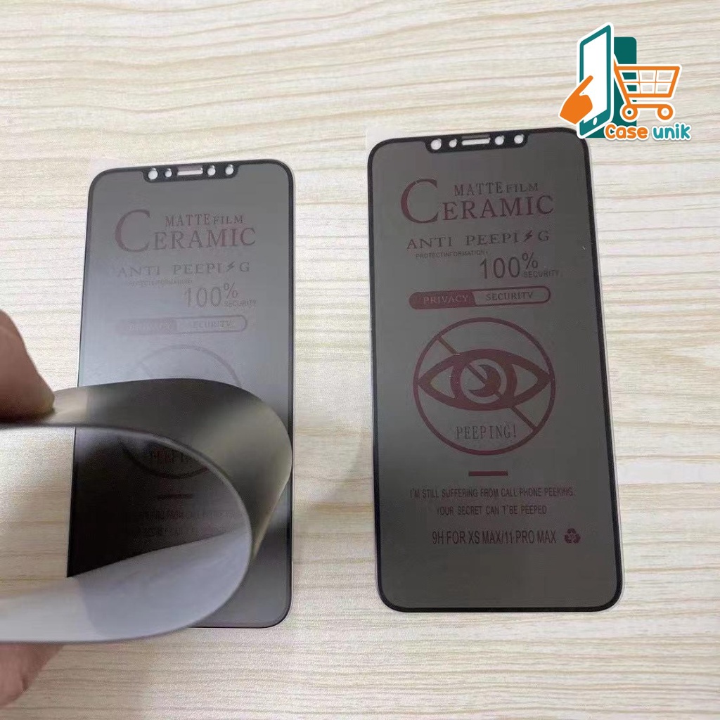 TEMPRED GLASS SPY MATTE KERAMIK CERAMIC XIAOMI REDMI NOTE 4 4X 5 5A PRIME 6 7 8 9 PRO Mi PLAY A1 5X 8 LITE 9 CS3199