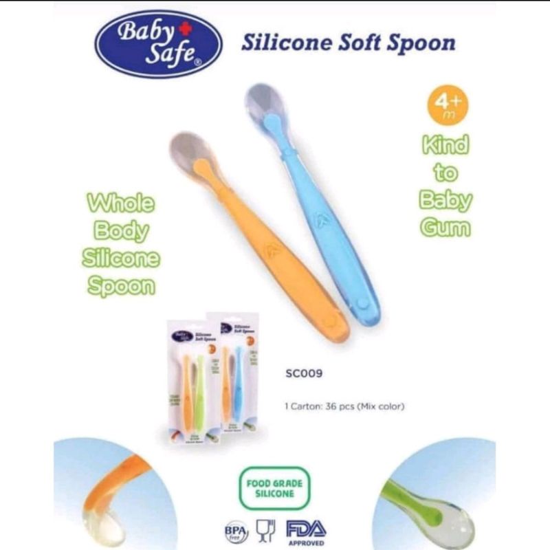 Baby Safe Silicone Soft Spoon