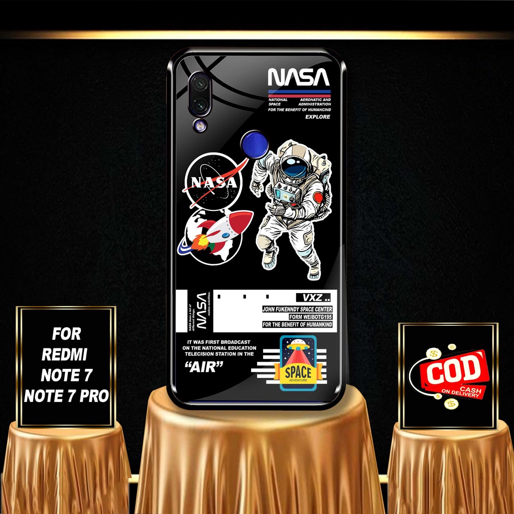 MJC - Case XIAOMI REDMI NOTE 7 NOTE 7 PRO [NASA ASTRONOT] - Fashion Case Xiaomi - Case Terbaru - Cas