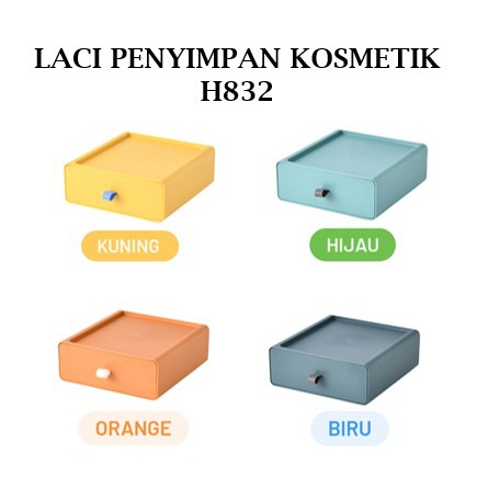 Grosir - H832 Laci Penyimpan Alat Make Up / Rak Kosmetik / Laci Mini Multifungsi / Kotak Serbaguna